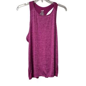 Avia Womens Large Purple Tank Top T-back Round Neckline